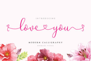 Loveyou - Romantic Handwriting Font