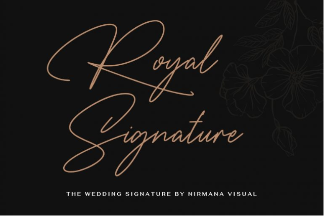 6. The Wedding Signature