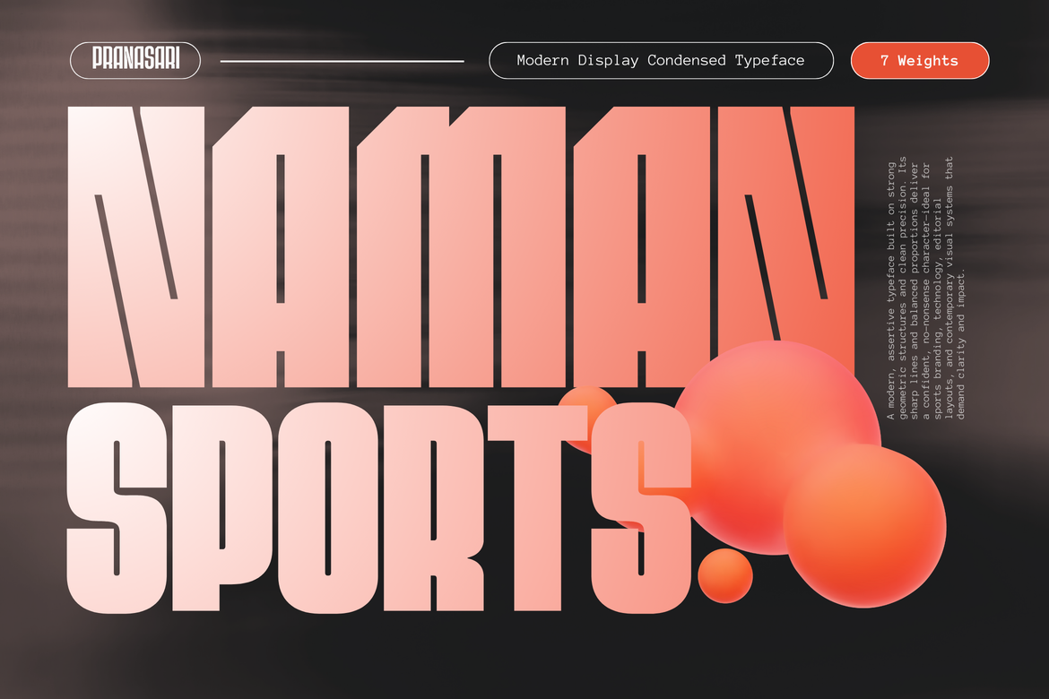 Naman Sports - Family Font